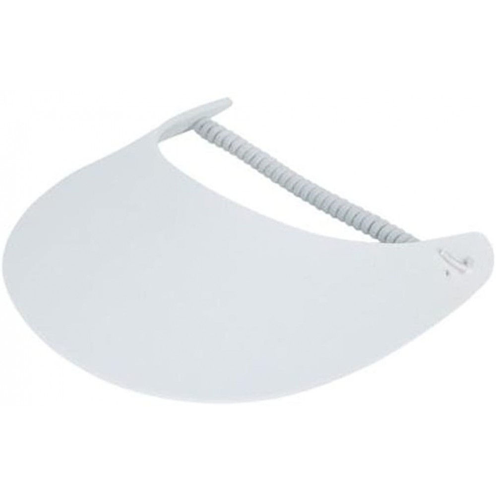 Visors Foam Sun Visor with Coil - White - CL17YQ49GIO $7.39