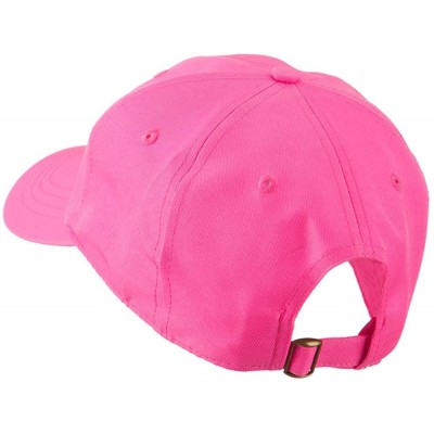 Baseball Caps 6 Panel Neon Cap - Pink - CQ11GZAMXS7 $15.64