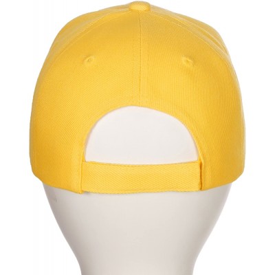 Baseball Caps Classic Baseball Hat Custom A to Z Initial Team Letter- Yellow Cap White Black - Letter N - CY18IDUOU7Q $13.23