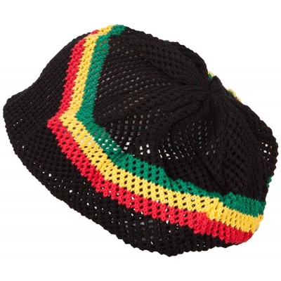 Skullies & Beanies Mesh Deep Shell Beanie Hat - Black Rgy - CT18AMLOXM7 $22.11