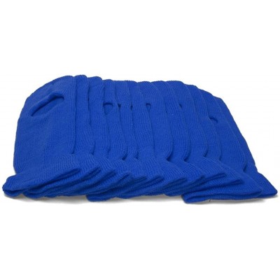 Skullies & Beanies One-Hole Ski Mask - 12 Pack - Royal Blue - CF184TH4DKQ $30.59