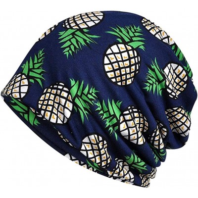 Skullies & Beanies Chemo Cancer Sleep Scarf Hat Cap Cotton Beanie Lace Flower Printed Hair Cover Wrap Turban Headwear - CY196...