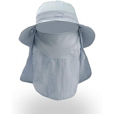 Bucket Hats Fashion Outdoor Protection Waterproof Breathable - Light Grey-2 - C9196ML0CWS $12.14