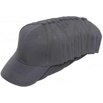 Baseball Caps 12-Pack Adjustable Baseball Hat - C4127DNNYMT $34.21
