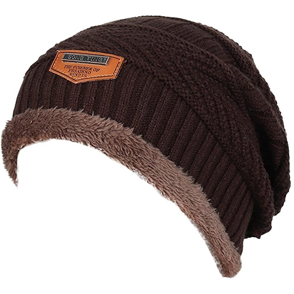 Skullies & Beanies Cable Knit Beanie - Thick- Soft & Warm Chunky Beanie Hats for Women & Men - CB189T6KEIN $9.75