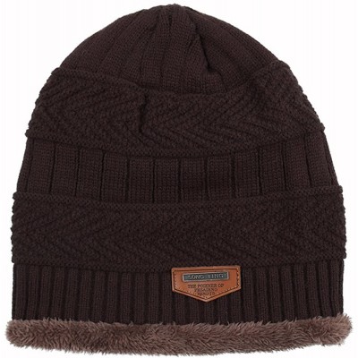 Skullies & Beanies Cable Knit Beanie - Thick- Soft & Warm Chunky Beanie Hats for Women & Men - CB189T6KEIN $9.75