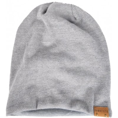 Skullies & Beanies Men Oversized Slouch Beanie Large Skullcap Knit Hat - Pale - CI18LHI6E3M $15.21