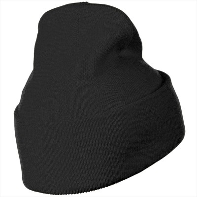 Skullies & Beanies Women & Men Stop Shark Finning Art Winter Warm Beanie Hats Stretch Skull Ski Knit Hat Cap - Black - C218NE...