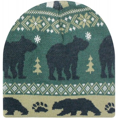 Skullies & Beanies Animal Knit Beanie - Bear Beanie - CA12NGGAE4G $15.09