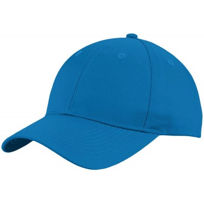 Baseball Caps Uniforming Twill Cap. C913 - Brilliant Blue - C1126B14A8Z $9.65