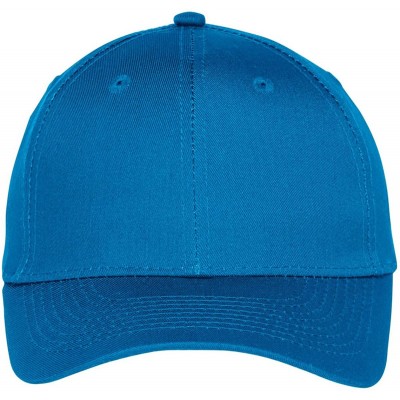 Baseball Caps Uniforming Twill Cap. C913 - Brilliant Blue - C1126B14A8Z $9.65