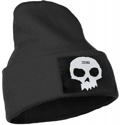 Skullies & Beanies Mens & Womens Zero Skateboards Single Skull Skull Beanie Hats Winter Knitted Caps Soft Warm Ski Hat Navy -...