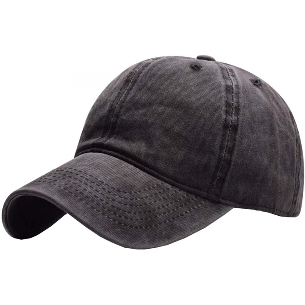 Baseball Caps Baseball Hat for Men - Cotton Cap Classic - Black - CG18EXZEXI3 $7.43