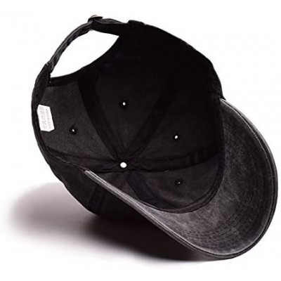 Baseball Caps Baseball Hat for Men - Cotton Cap Classic - Black - CG18EXZEXI3 $7.43