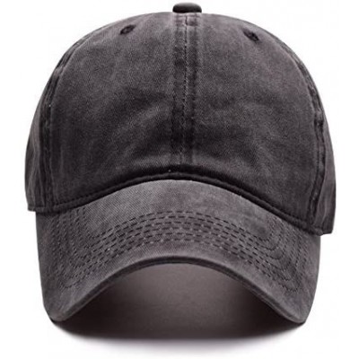 Baseball Caps Baseball Hat for Men - Cotton Cap Classic - Black - CG18EXZEXI3 $7.43