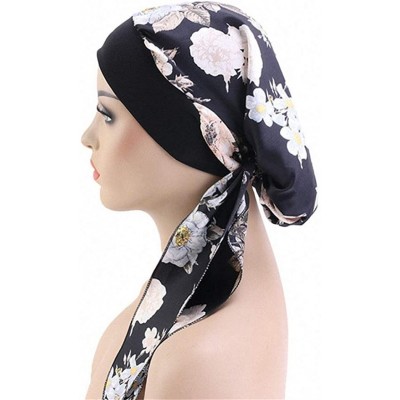 Skullies & Beanies Chemo Cancer Head Scarf Hat Cap Tie Dye Pre-Tied Hair Cover Headscarf Wrap Turban Headwear - CN196OM4WES $...