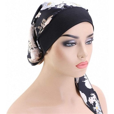 Skullies & Beanies Chemo Cancer Head Scarf Hat Cap Tie Dye Pre-Tied Hair Cover Headscarf Wrap Turban Headwear - CN196OM4WES $...