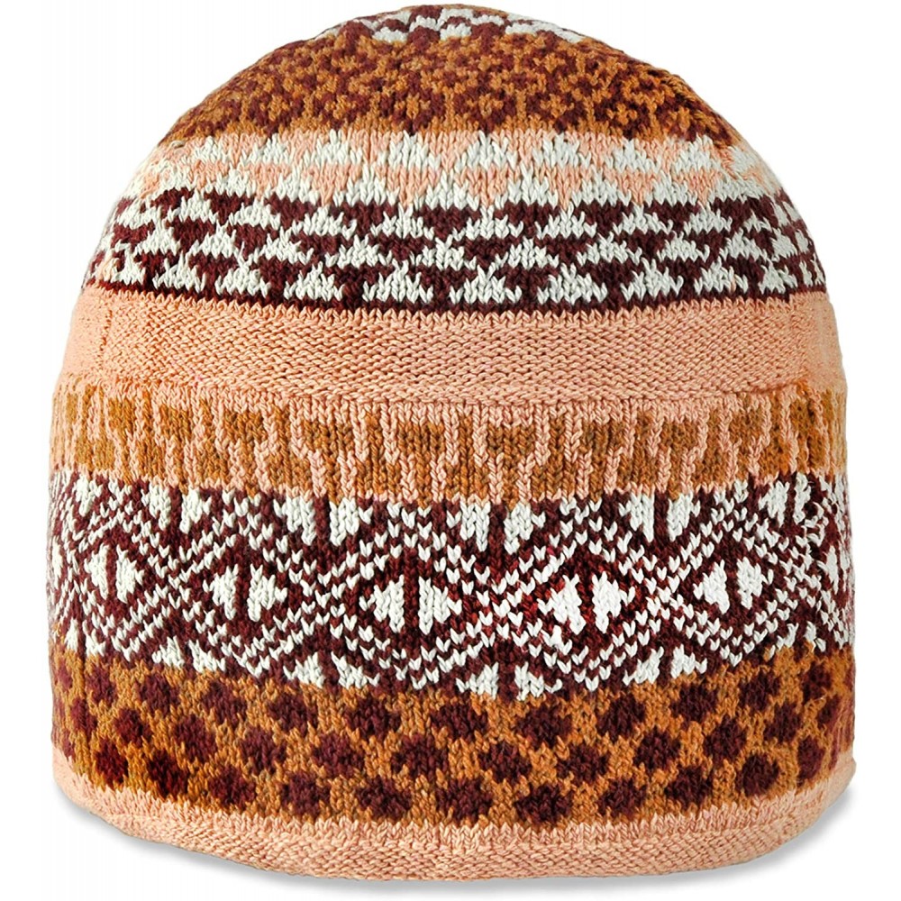 Skullies & Beanies Brand Knit Beannie for Men Women- USA Made- Recycled Cotton Yarn - Amaranth - CJ125WIGC5D $40.91