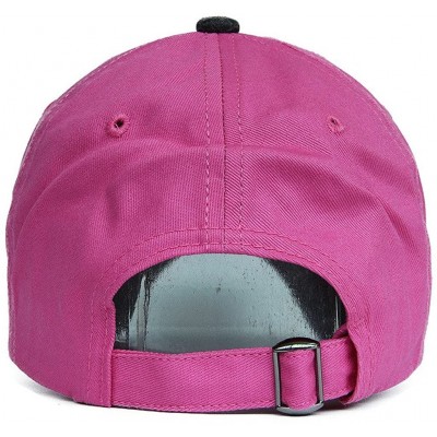 Baseball Caps Unisex Vintage Trendy Baseball Cap Trucker Hat Hip Hop American USA Star FLAG - Pink - C51227FYDGJ $14.16