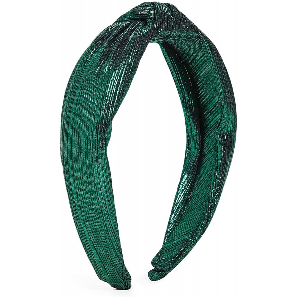 Headbands Women's Electric Sasha Headband- Emerald- Green- Metallic- One Size - CK18A694NMH $61.23