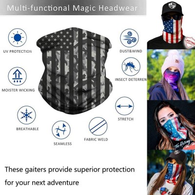 Balaclavas Scarf Bandanas Neck Gaiter Unisex Headwear Bandana Face Shield for Outdoor and Sports - Pattern 24 - C9198ORDS33 $...