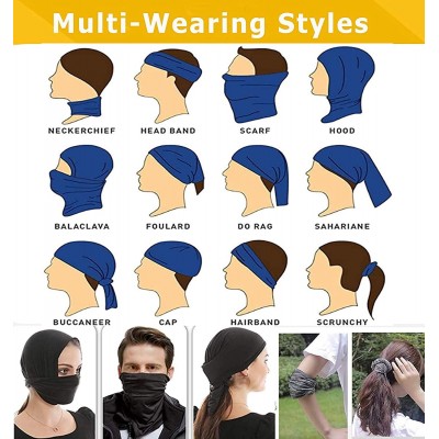 Balaclavas Scarf Bandanas Neck Gaiter Unisex Headwear Bandana Face Shield for Outdoor and Sports - Pattern 24 - C9198ORDS33 $...