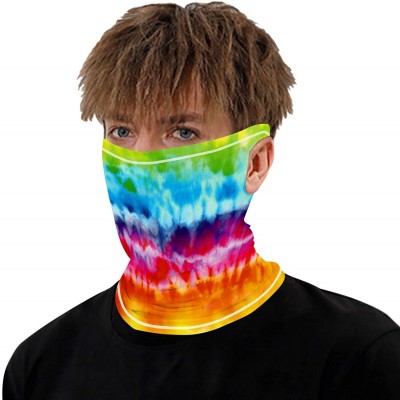 Balaclavas Face Bandana Mask Cover Scarf for Men Women Reusable Summer Dust UV Tube Neck Gaiter Ear Loops Balaclava Outdoors ...