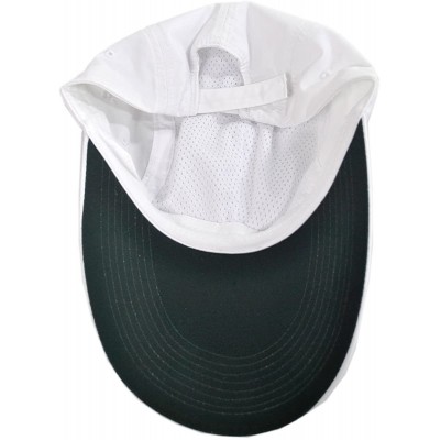 Baseball Caps UPF 50+ Long Bill Adjustable Baseball Cap - White - CL11LRTOHE5 $20.62