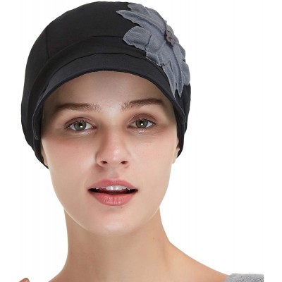 Skullies & Beanies Bamboo Fashion Hat for Woman Daily Use with Brim Visor- Hats for Cancer Chemo Patients Women - CE18XKKUA7Y...