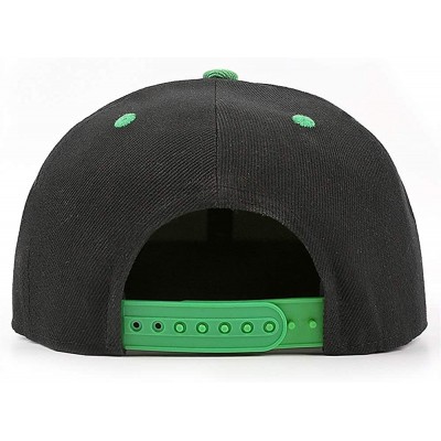 Baseball Caps Men/Women Print One Size Oil Logo Gas Station Plain Hat Flat Brim Baseball Cap - Green-9 - C218W0DNLHU $13.72