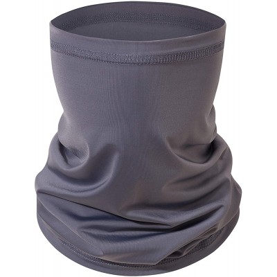 Balaclavas Balaclava Neck Gaiter Scarf Cooling Sports Bandana Face Cover UV Wind Protection Outdoor - Grey - C918R8UAWCI $10.95