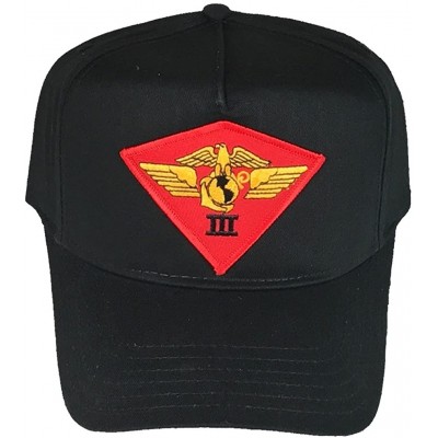 Sun Hats USMC 3RD Maw Marine AIR Wing HAT - Black - Veteran Owned Business - C61854XSDOK $18.77