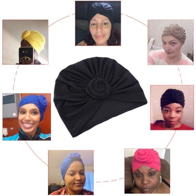 Skullies & Beanies Chemo Hair Wrap for Women Cancer Patient Hair Loss Fashion Breathable Headwrap Brown - Turban Headwrap Kno...