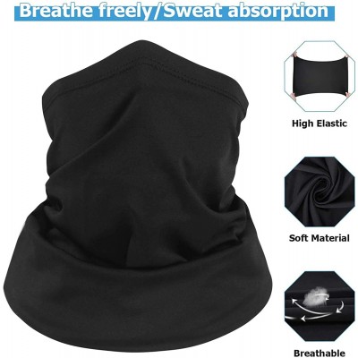Balaclavas Multifunctional Face Mask Anti Dust Wind UV Sun Neck Headwear Motorcycle for Women Men Face Scarf Bandana - Black ...