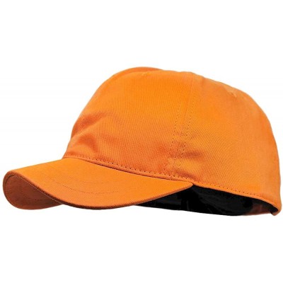 Baseball Caps Short Bill Baseball Cap Plain Hiphop Dad Hat Cooling Trucker Hat - Rd02-orange - CB196R9YCIY $12.52