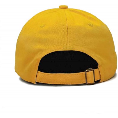 Baseball Caps Short Bill Baseball Cap Plain Hiphop Dad Hat Cooling Trucker Hat - Rd02-orange - CB196R9YCIY $12.52