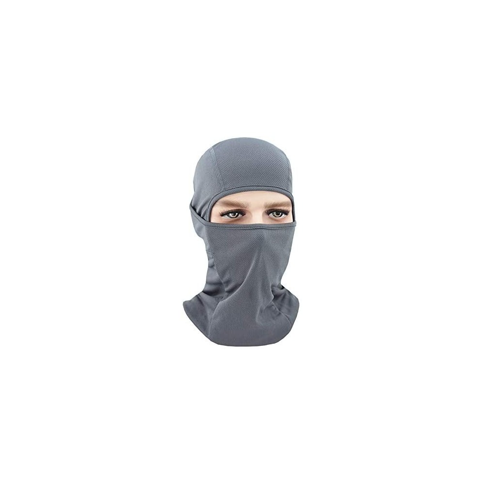 Balaclavas Balaclava Adjustable Protection Motorcycle - Gray - CU18KXM2XWK $8.88