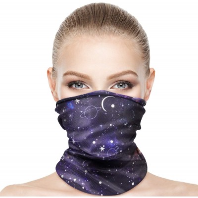 Balaclavas Balaclava Neck Gaiters Face Scarf Unisex Headwear Stretchy Bandana Dust Scarf Headbands - Universe - CQ198SLL40M $...