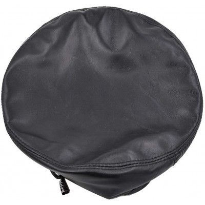 Berets Women's Leather French Style Hat Lightweight Casual Classic Solid Beret - Black - CC18HTC4538 $30.41