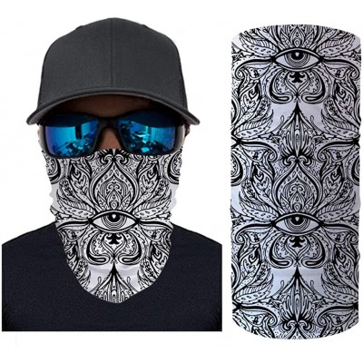 Balaclavas Face Clothing Neck Gaiter Non Slip Light Breathable for Sun Wind Dust Bandana Balaclava - Vintage Flower - C7196AD...