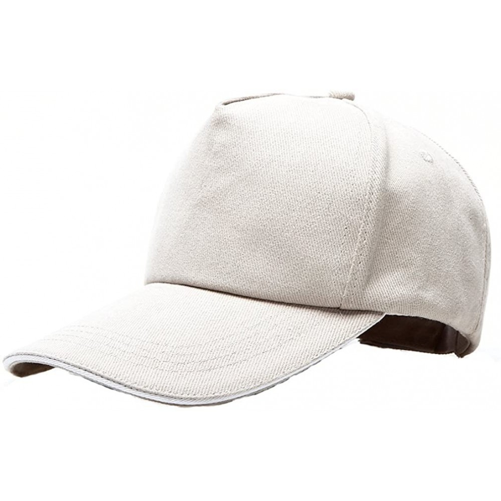 Baseball Caps Fashion Unisex Baseball Cap- No Logo Adjustable Outdoor Sports Visor Hat - Solid Color - 8 - CX1808L7W8U $11.29