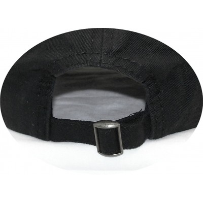 Baseball Caps Pilot with Wings Low Profile Baseball Cap - Black - CI12K01RO4F $15.25