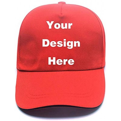 Baseball Caps Custom 100% Cotton Ball Hat Vintage Baseball Cap Classic Unisex Cowboy Hat Adjustable - C-red Black - CA18UT7ZG...