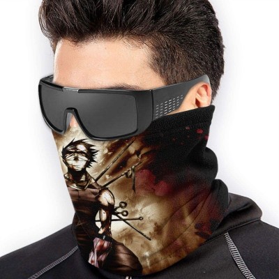 Balaclavas Fairy Tail Anime Cool Men and Women Windproof Face Mask Scarf Black Scarf Headscarf Balaclava - Naruto3 - CA197ZWY...