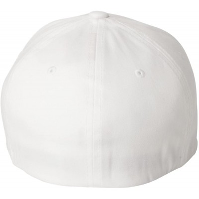 Baseball Caps Brushed Cotton Twill Mid Profile Velcro Cap - White - CO11H6C2YNN $11.78