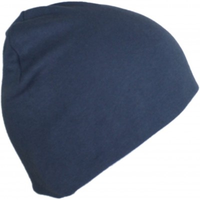 Skullies & Beanies Timeless Classic Skull Cap - Blue - CA1240X4B59 $9.98