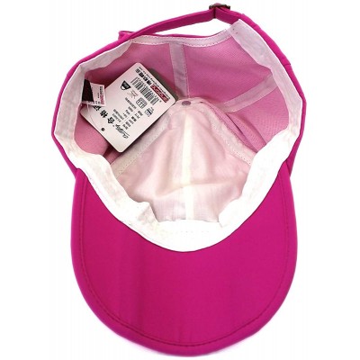 Baseball Caps Foldable Baseball Cap Summer Running Cap for Men and Women Gift Hat Storage Bag - Rose - CH18N7XO6GM $14.02