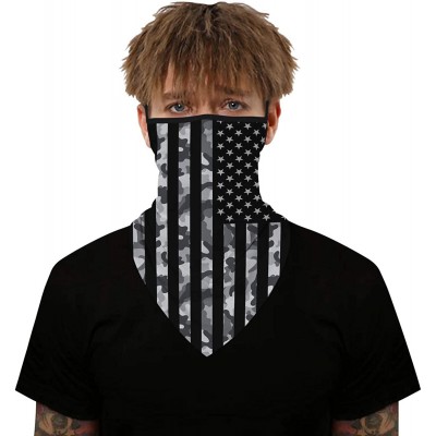 Balaclavas Face Bandana Neck Gaiters Balaclava for Dust Wind Motorcycle - National Flag-black-a - CR198CU8XMZ $10.62