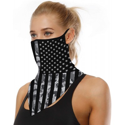 Balaclavas Face Bandana Neck Gaiters Balaclava for Dust Wind Motorcycle - National Flag-black-a - CR198CU8XMZ $10.62