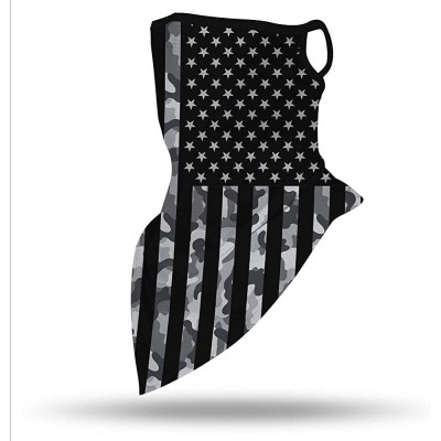 Balaclavas Face Bandana Neck Gaiters Balaclava for Dust Wind Motorcycle - National Flag-black-a - CR198CU8XMZ $10.62